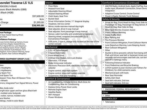 Used 2024 Chevrolet Traverse LS image 6