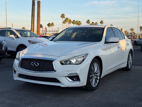 Used 2021 INFINITI Q50 Luxe RWD image 1