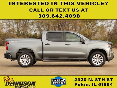 Used 2021 Chevrolet Silverado 1500 Custom w/ LPO, Dark Essentials Package image 8