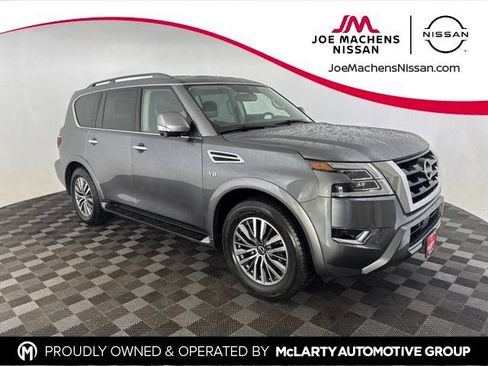 Used 2021 Nissan Armada SL w/ Captain's Chairs Package RWD image 1