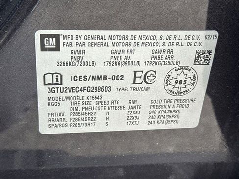 Used 2015 GMC Sierra 1500 SLT image 38