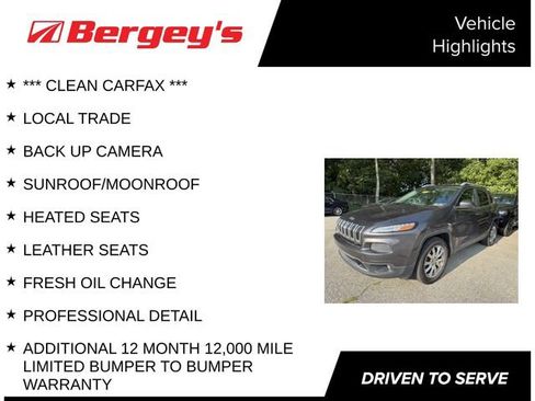 Used 2016 Jeep Cherokee Limited AWD/4WD image 4