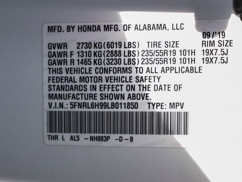 Used 2020 Honda Odyssey Elite image 58