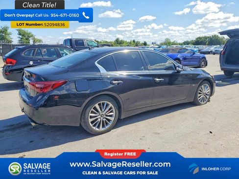 Used 2018 INFINITI Q50 Luxe w/ Essential Package (3.0T Luxe) AWD/4WD image 4