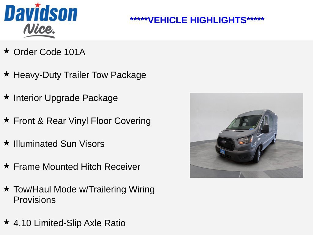 Used 2024 Ford Transit 350 148 Medium Roof AWD w/ Interior Upgrade Package image 4