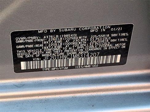 Certified 2021 Subaru Crosstrek 2.5i Limited w/ Moonroof Package 2 image 30