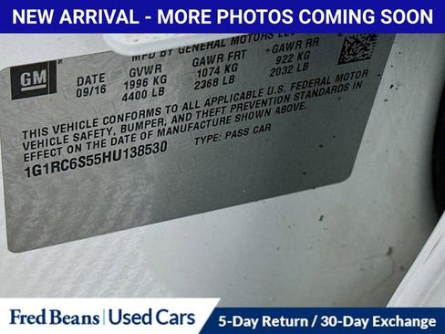 Used 2017 Chevrolet Volt LT FWD image 31