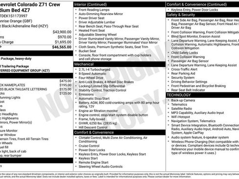 Used 2025 Chevrolet Colorado Z71 AWD/4WD image 4