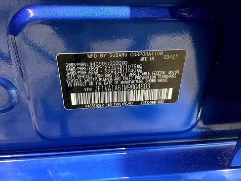 Used 2021 Subaru WRX AWD/4WD image 19