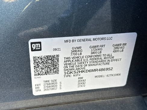 Used 2021 GMC Yukon XL AT4 w/ Rear Media and Nav Package image 30
