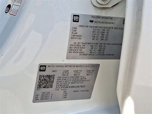 Used 2022 Chevrolet Silverado 1500 W/T w/ WT Value Package image 26