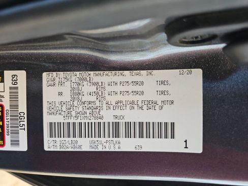 Used 2021 Toyota Tundra Limited image 22