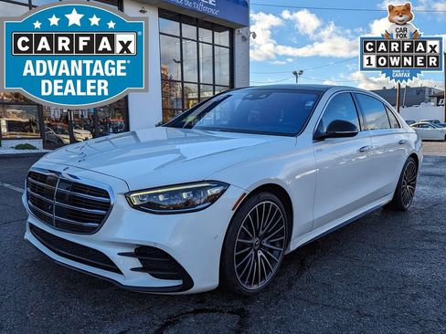 Used 2021 Mercedes-Benz S 580 4MATIC Sedan w/ AMG Line image 2