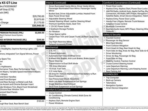 Used 2025 Kia K5 GT-Line w/ GT-Line Premium Package image 25