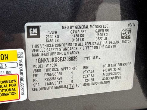 Used 2014 Chevrolet Traverse LTZ AWD/4WD image 35