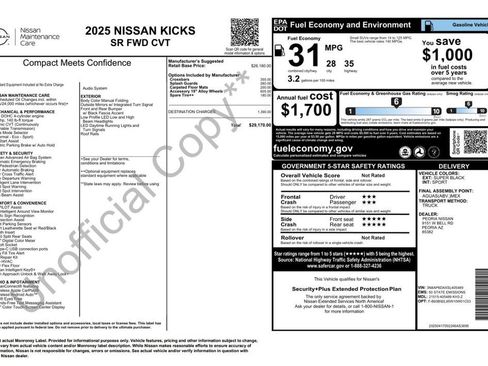 Used 2025 Nissan Kicks SR FWD image 3