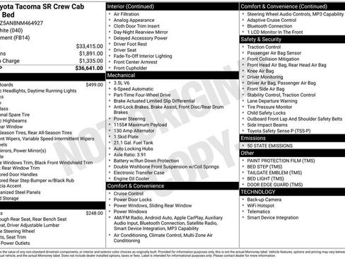 Used 2022 Toyota Tacoma SR image 32