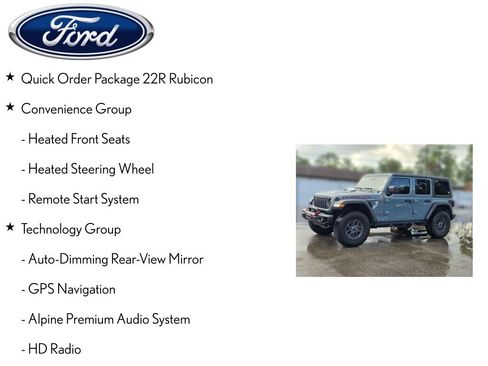 Used 2024 Jeep Wrangler Unlimited Rubicon w/ Technology Group AWD/4WD image 4