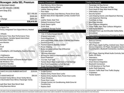 Used 2019 Volkswagen Jetta SEL Premium FWD image 2