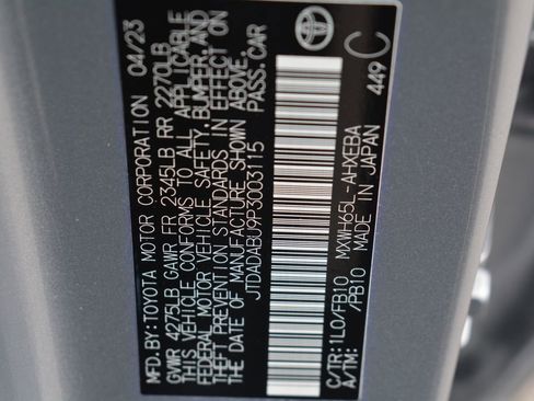 Used 2023 Toyota Prius LE AWD/4WD image 24