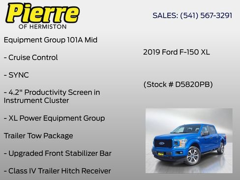 Used 2019 Ford F150 XL w/ Equipment Group 101A Mid AWD/4WD image 6