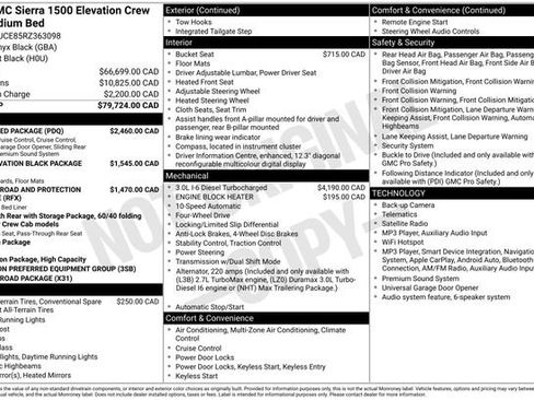 Used 2024 GMC Sierra 1500 Elevation w/ Preferred Package AWD/4WD image 12