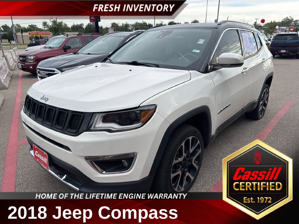 Used 2018 Jeep Compass Limited w/ Navigation Group AWD/4WD 360° Tour