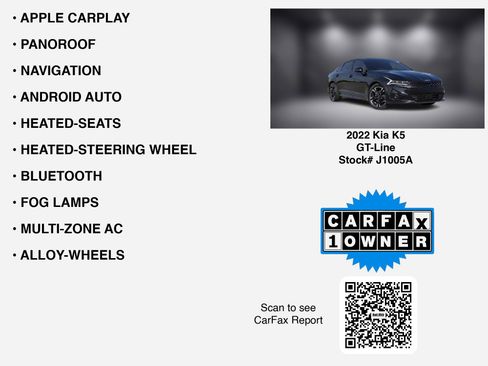 Used 2022 Kia K5 GT-Line w/ GT-Line Awd Premium Package image 7