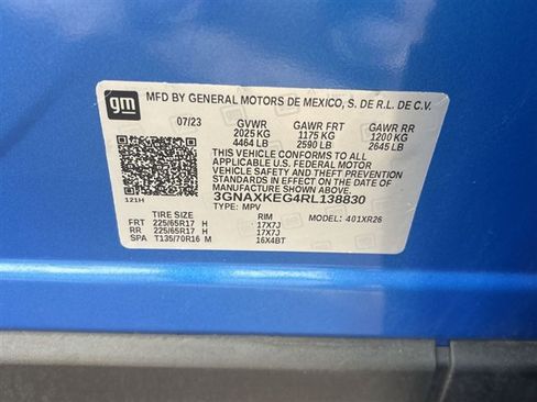 Certified 2024 Chevrolet Equinox LT w/ LPO, Floor Liner Package FWD image 32