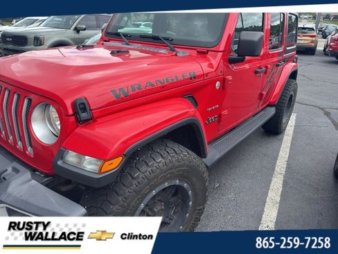 Used 2021 Jeep Wrangler Unlimited Sahara AWD/4WD image 1