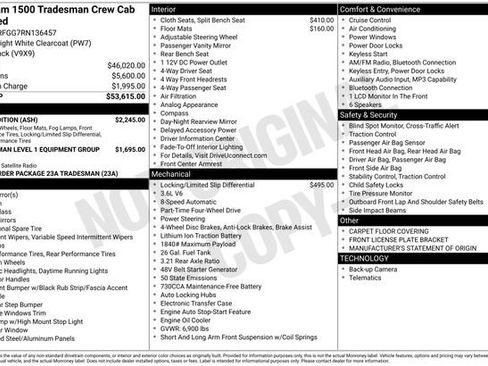 Used 2024 RAM 1500 Tradesman w/ Night Edition AWD/4WD image 27