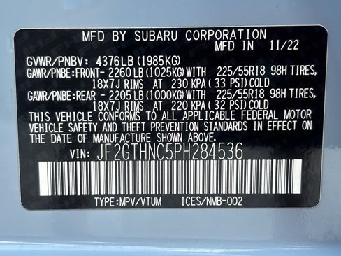 Used 2023 Subaru Crosstrek 2.5i Limited AWD/4WD image 21