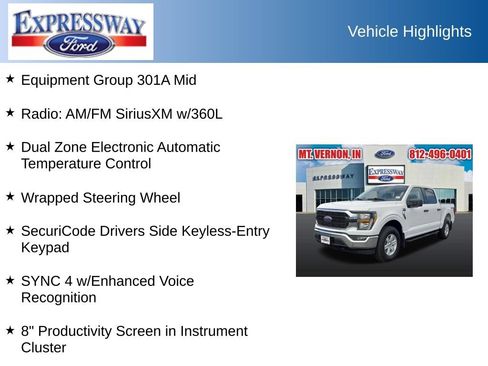 Used 2023 Ford F150 XLT w/ Equipment Group 301A Mid AWD/4WD image 2