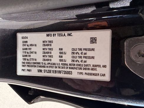 Used 2024 Tesla Model 3 Long Range AWD/4WD image 49