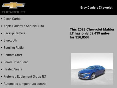 Certified 2023 Chevrolet Malibu LT image 6