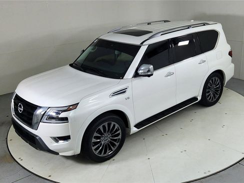 Used 2021 Nissan Armada Platinum w/ Captain's Chairs Package image 40