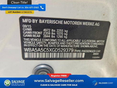 Used 2016 BMW 528i Sedan RWD image 16