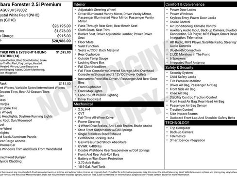 Used 2018 Subaru Forester 2.5i Premium image 4