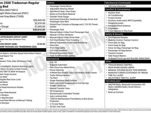 Certified 2019 RAM 2500 Tradesman w/ Chrome Appearance Group image 38