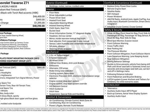 Used 2024 Chevrolet Traverse Z71 AWD/4WD image 29