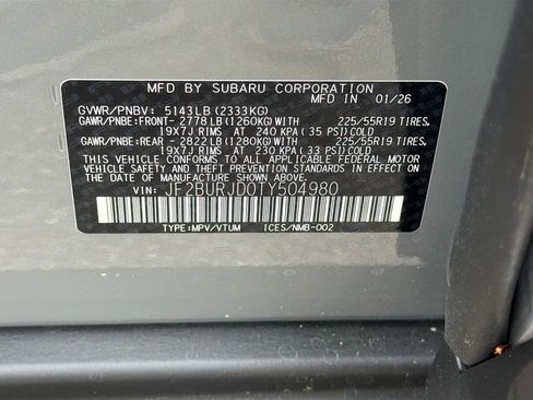 New 2026 Subaru Outback Touring XT AWD/4WD image 43