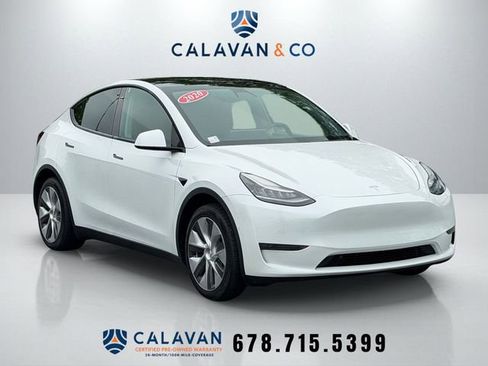 Used 2020 Tesla Model Y Long Range AWD/4WD image 1