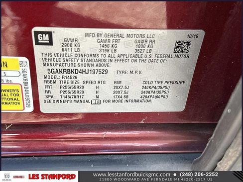 Used 2017 Buick Enclave Leather w/ Enclave Sport Touring Edition image 20