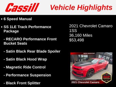 Used 2021 Chevrolet Camaro SS