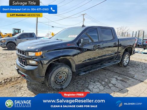 Used 2020 Chevrolet Silverado 1500 Custom Trail Boss w/ Custom Convenience Package AWD/4WD image 1