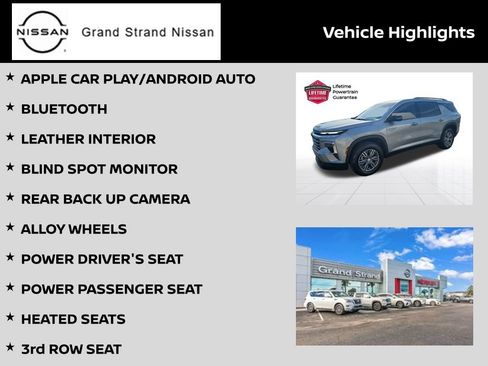 Used 2025 Chevrolet Traverse LT w/ Driver Confidence Package FWD image 4