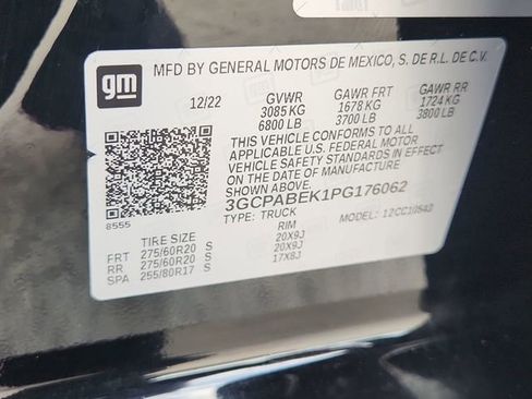 Used 2023 Chevrolet Silverado 1500 Custom w/ LPO, Dark Essentials Package RWD image 32