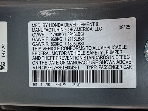 New 2026 Honda Civic Sport image 30