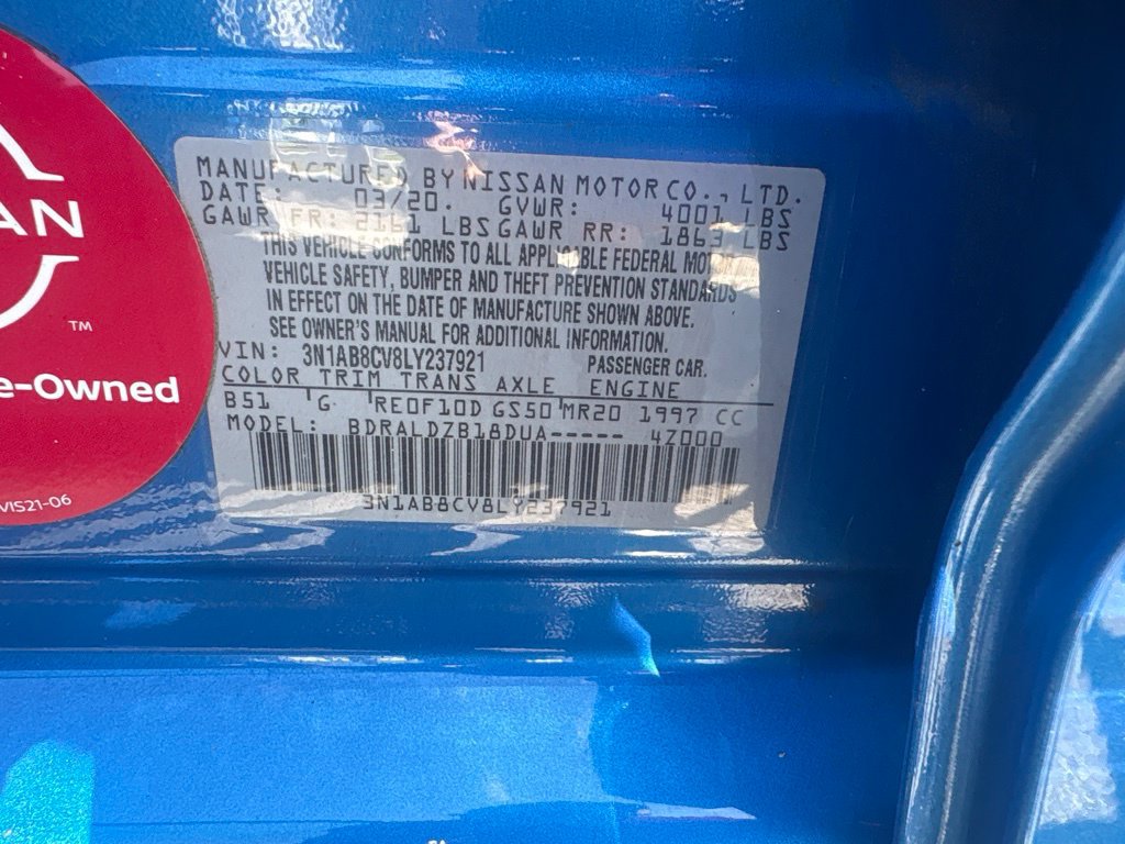 Used 2020 Nissan Sentra SV FWD image 5