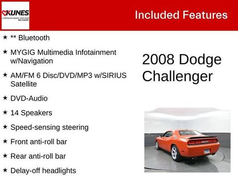 Used 2008 Dodge Challenger SRT8 RWD image 2